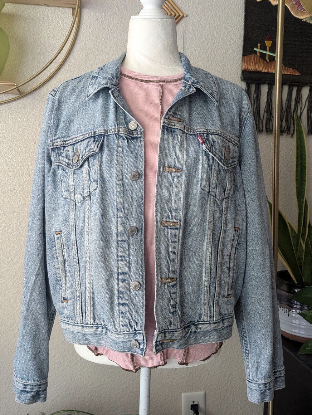 Levi's Original Denim Trucker Jacket Women's XL